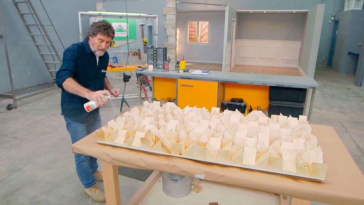 Cómo hacer un panel de madera decorativo paso 5