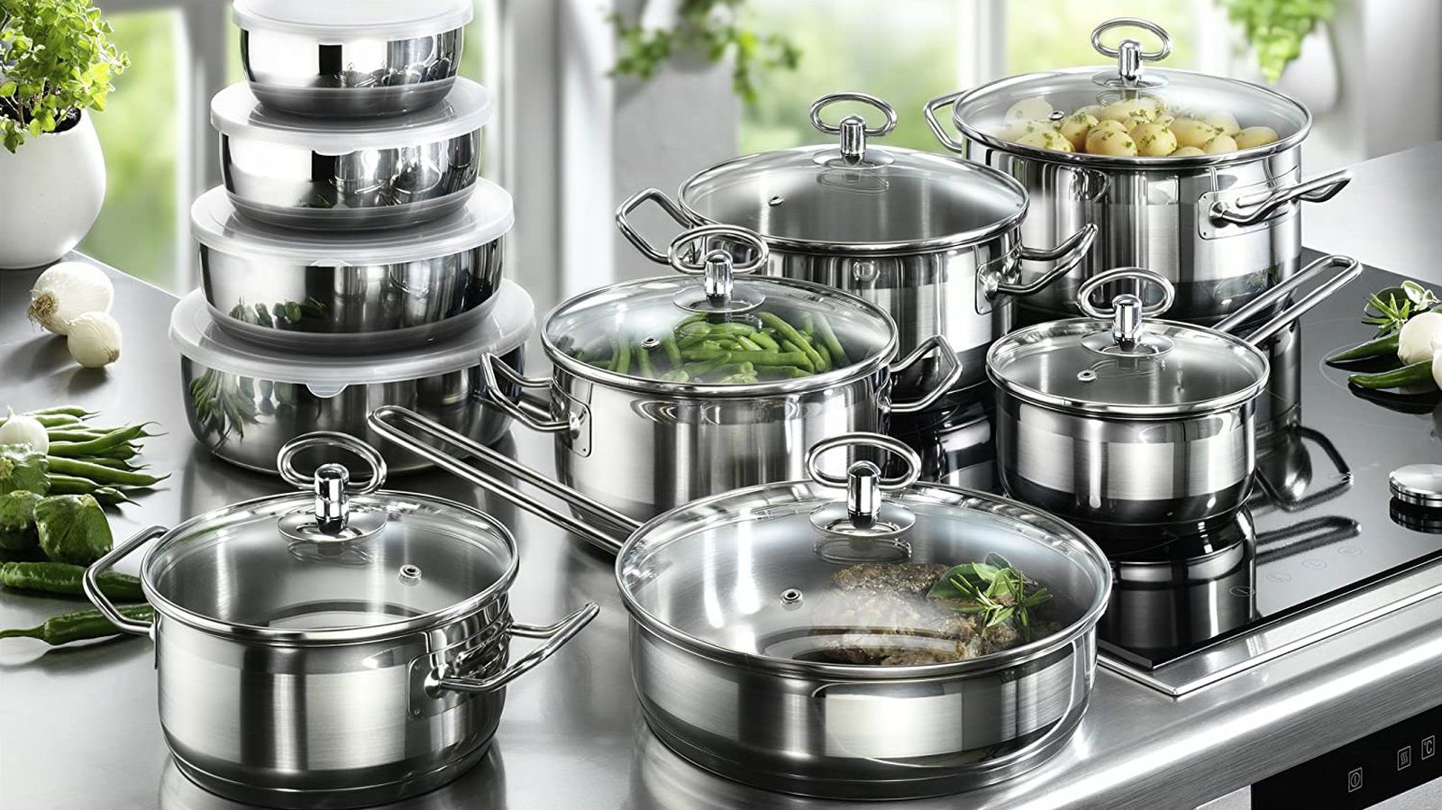 que utensilios de cocina son mejores segun el material cazuelas