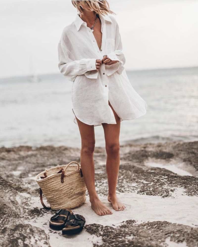 Camisola de lino