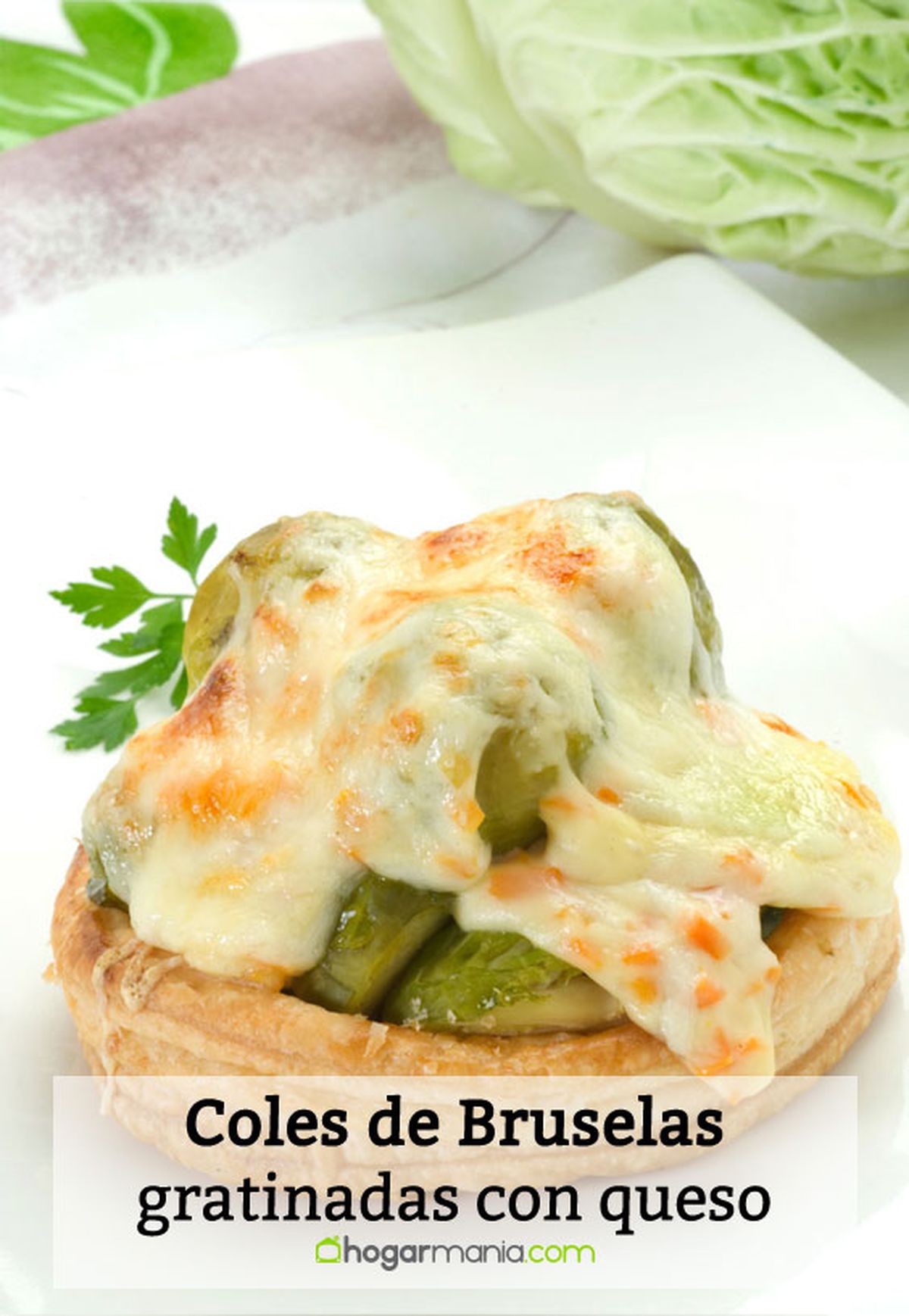 coles bruselas gratinadas queso pin