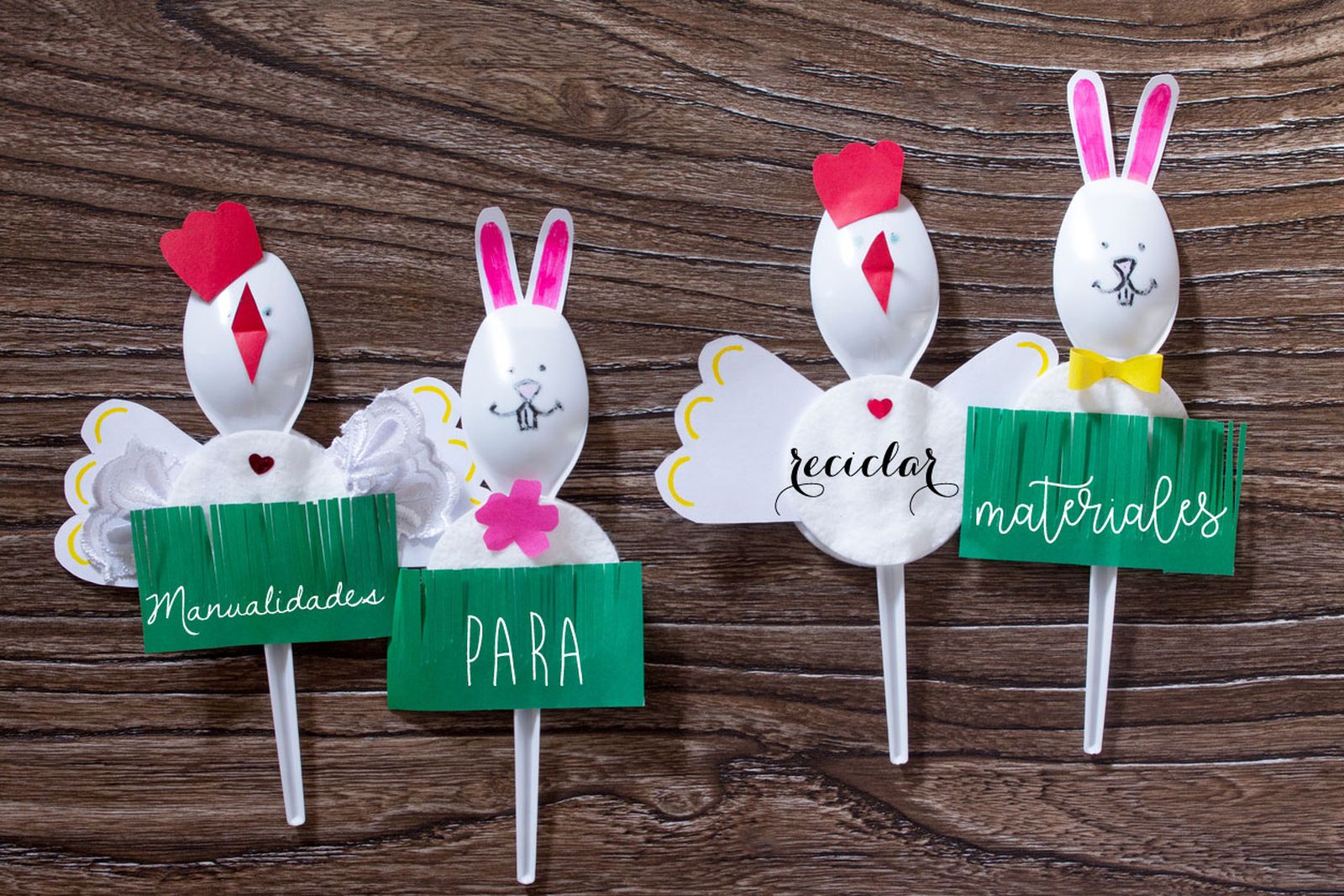 manualidades para reciclar materiales