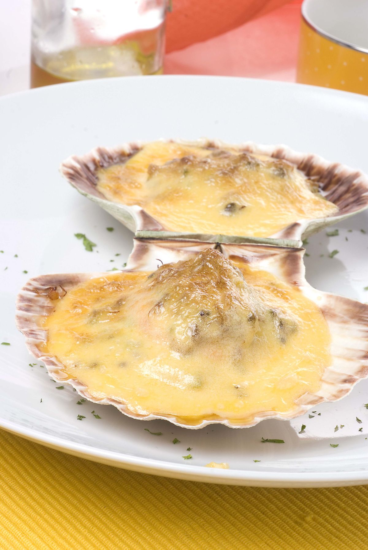 vieiras gratinadas con salsa holandesa xl