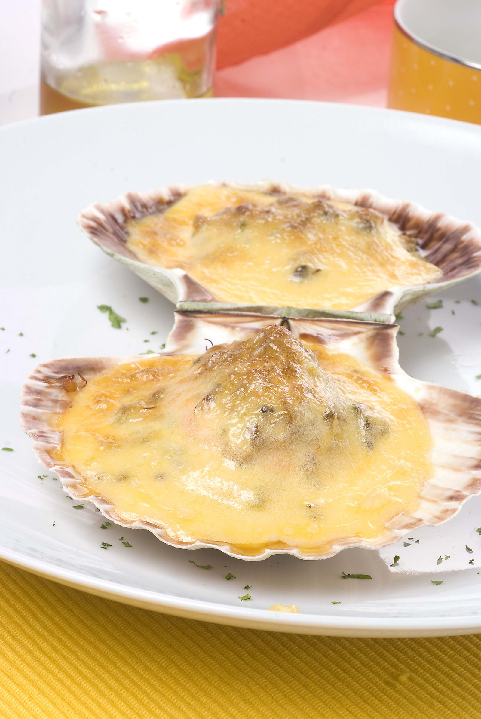 vieiras gratinadas con salsa holandesa xl