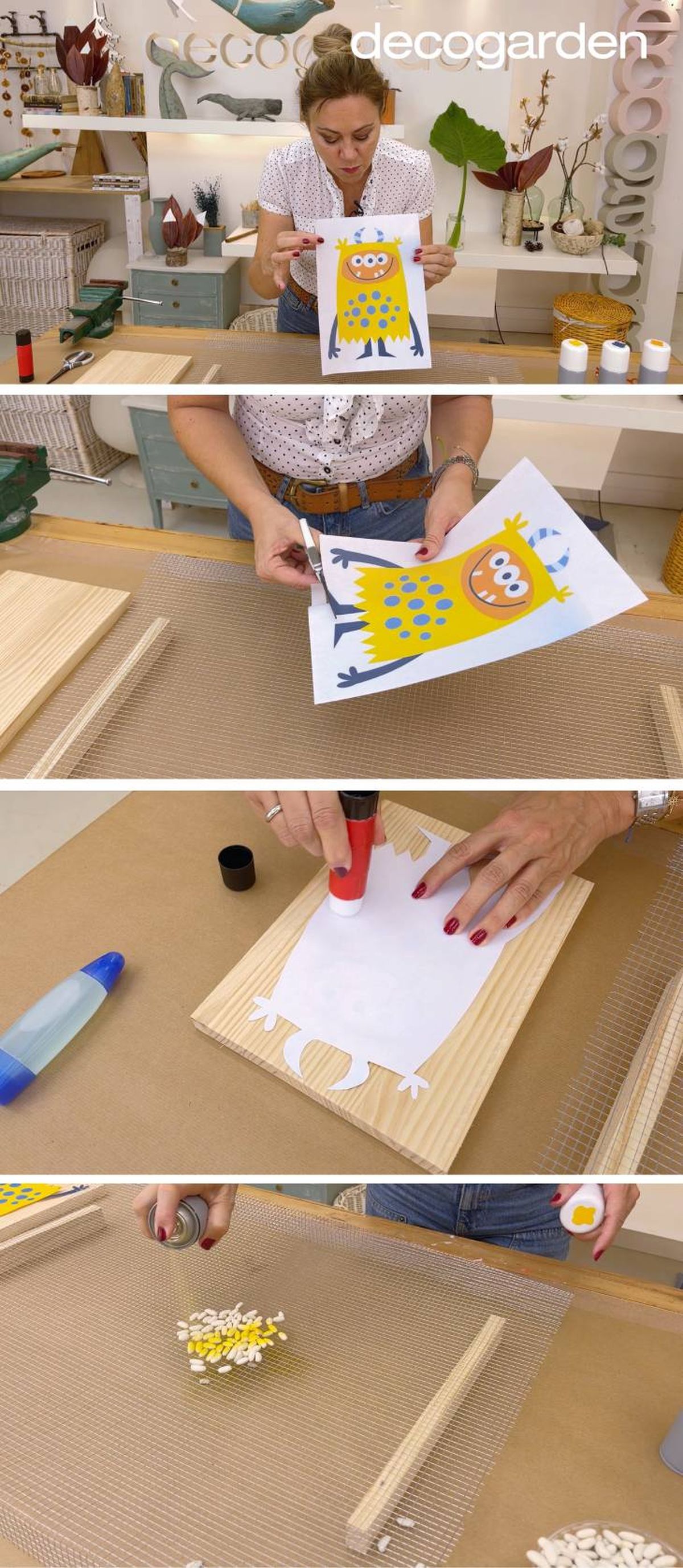 manualidades alubias paso 1 4