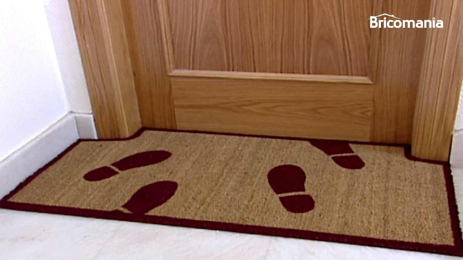 Felpudo en la entrada de casa