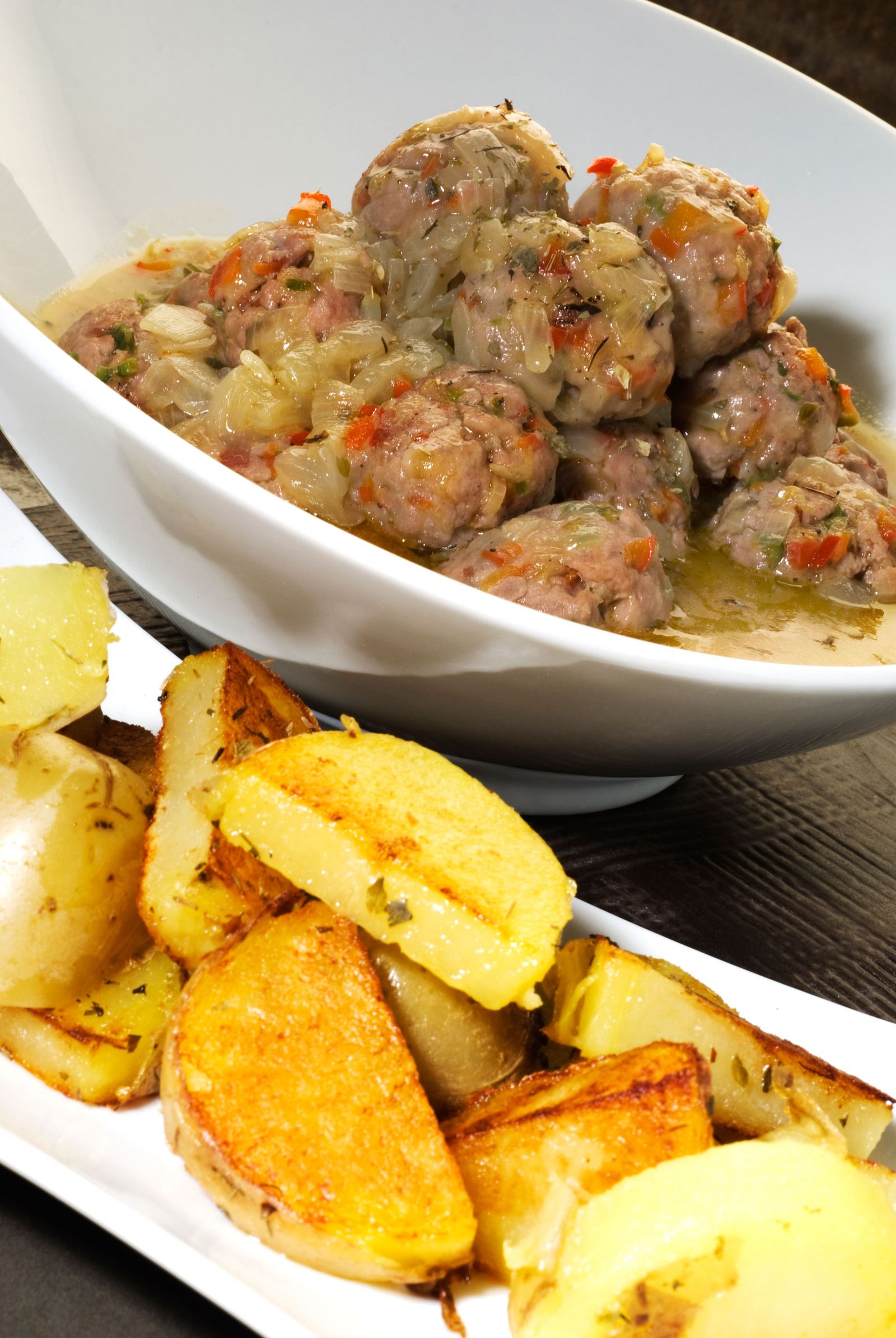 Albóndigas en salsa rubia