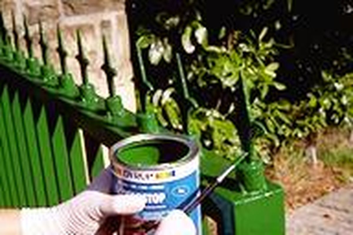 Reparar una verja de hierro paso 6