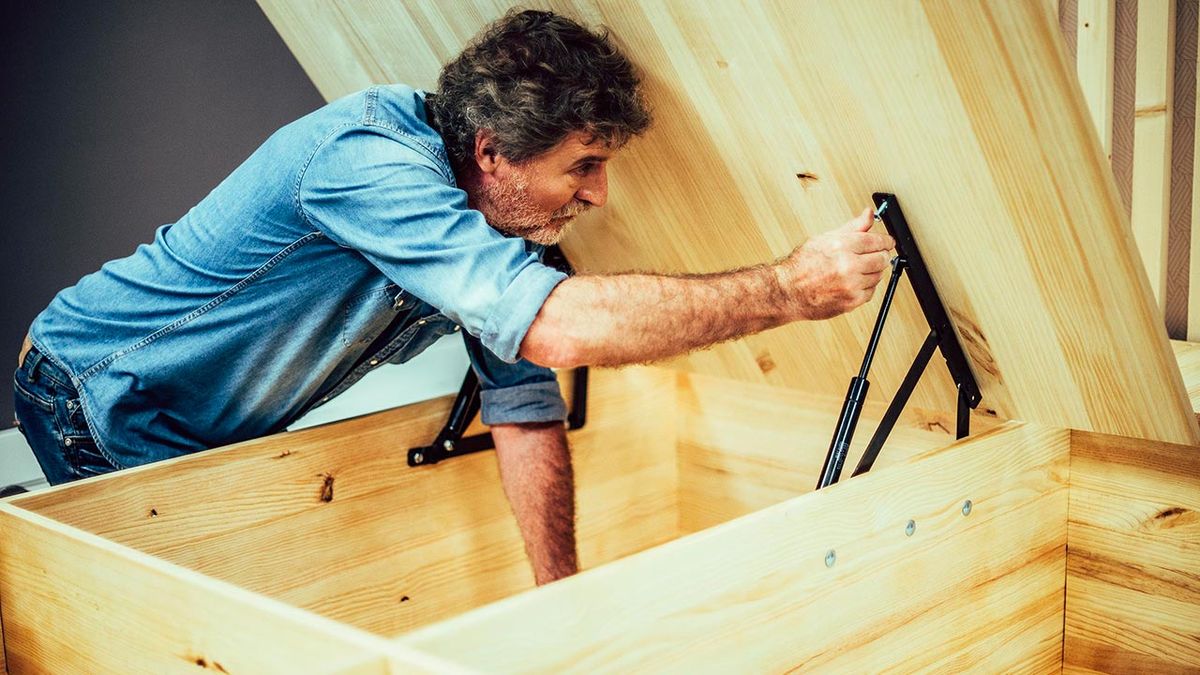 Cómo hacer una cama con canapé paso 8