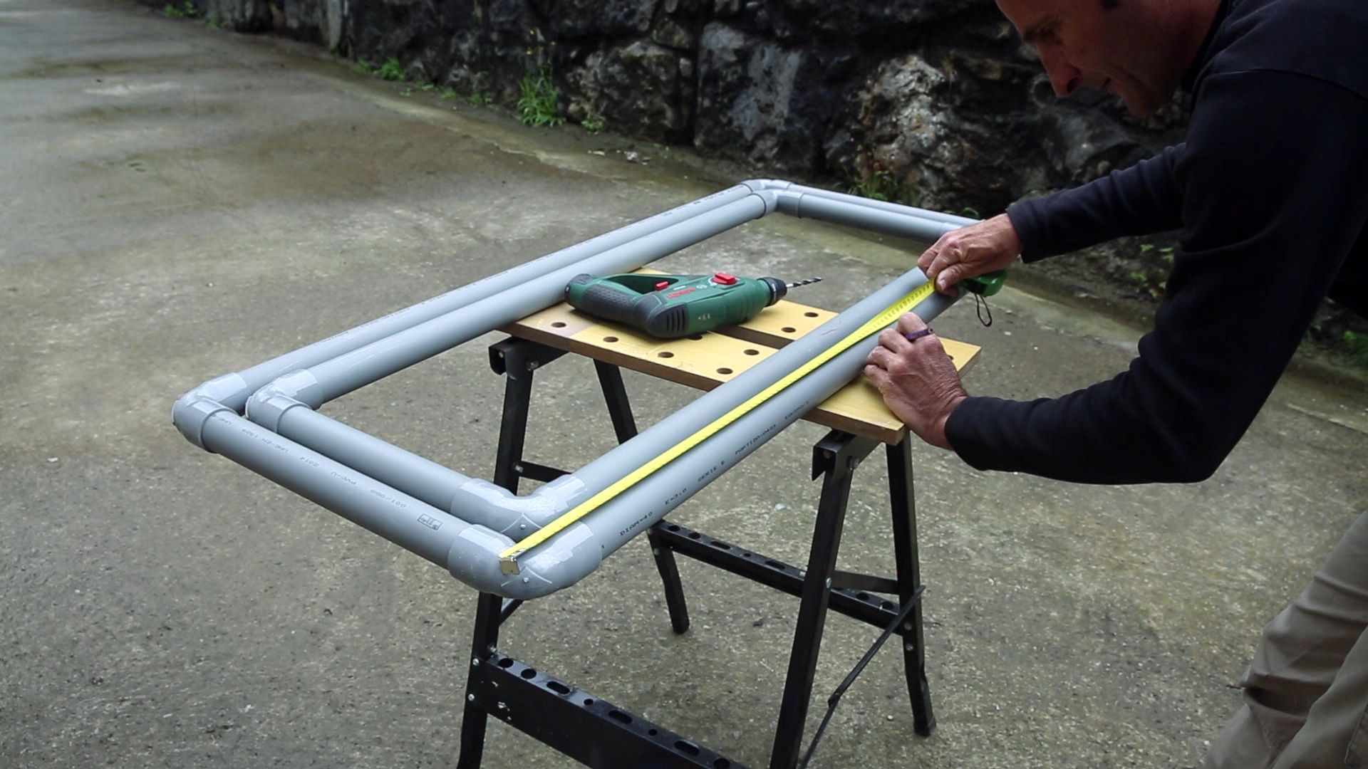 Caballete de PVC paso 4