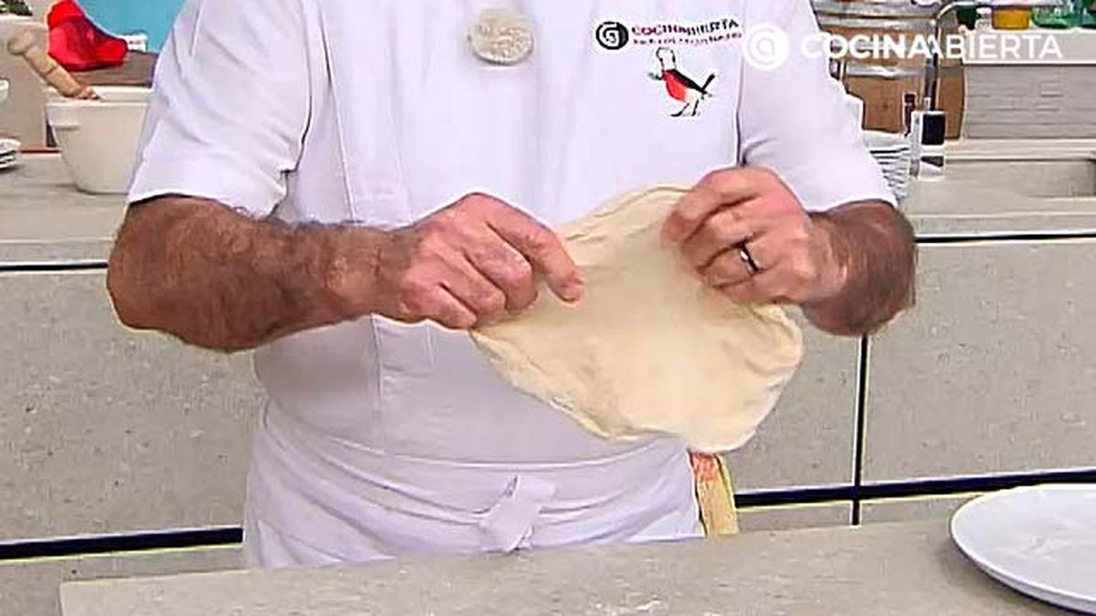 receta pizza setas queso jamon ka paso 3