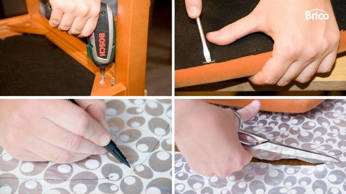 Primeros pasos para tapizar un asiento
