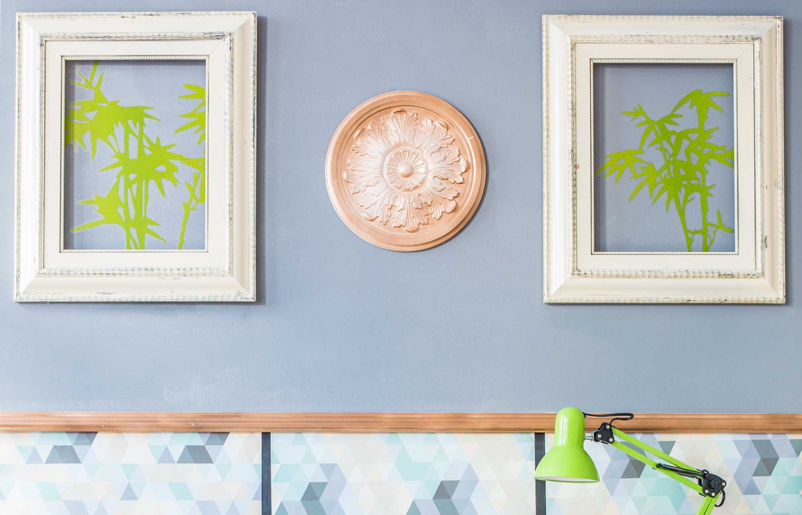 Pintar marco con efecto envejecido