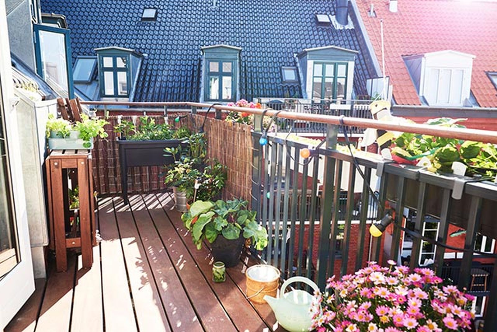 Ideas para terrazas urbanas flores