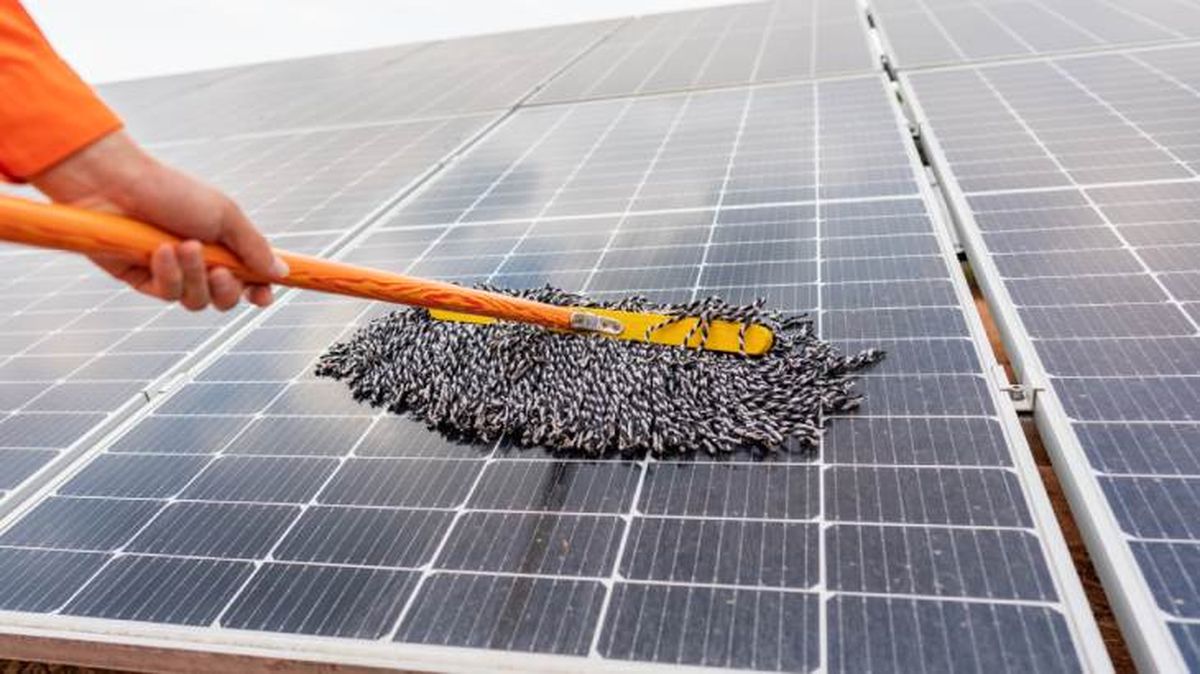 placas solares limpieza