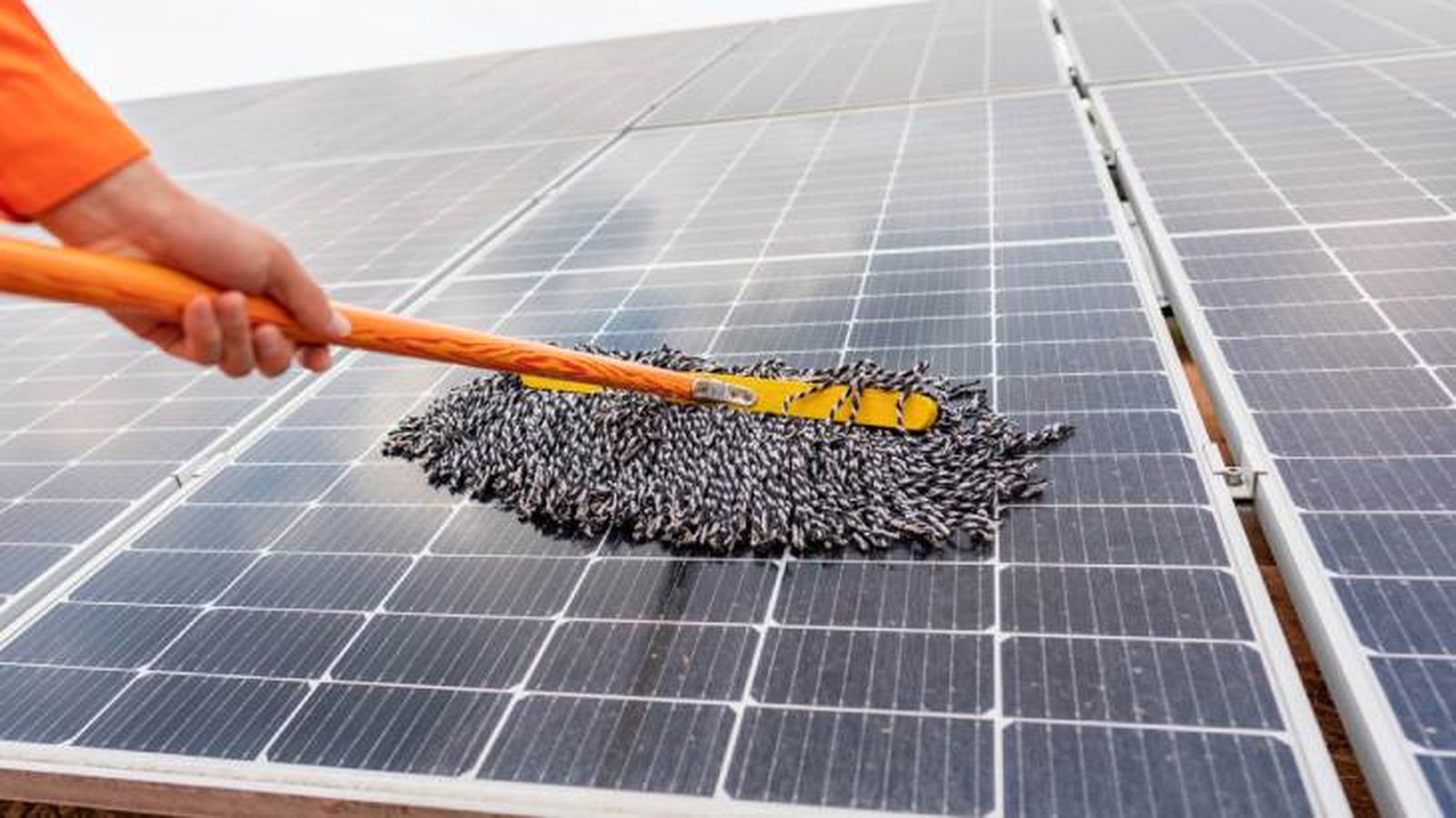 placas solares limpieza