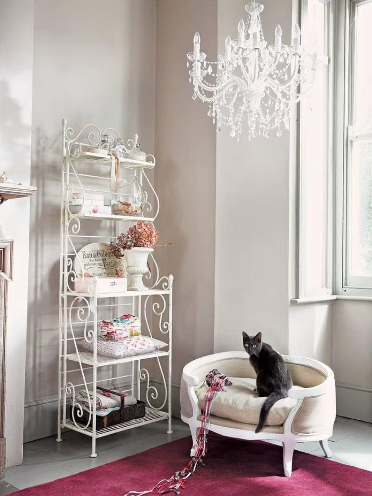 lámpara de araña de cristal Pampilles.