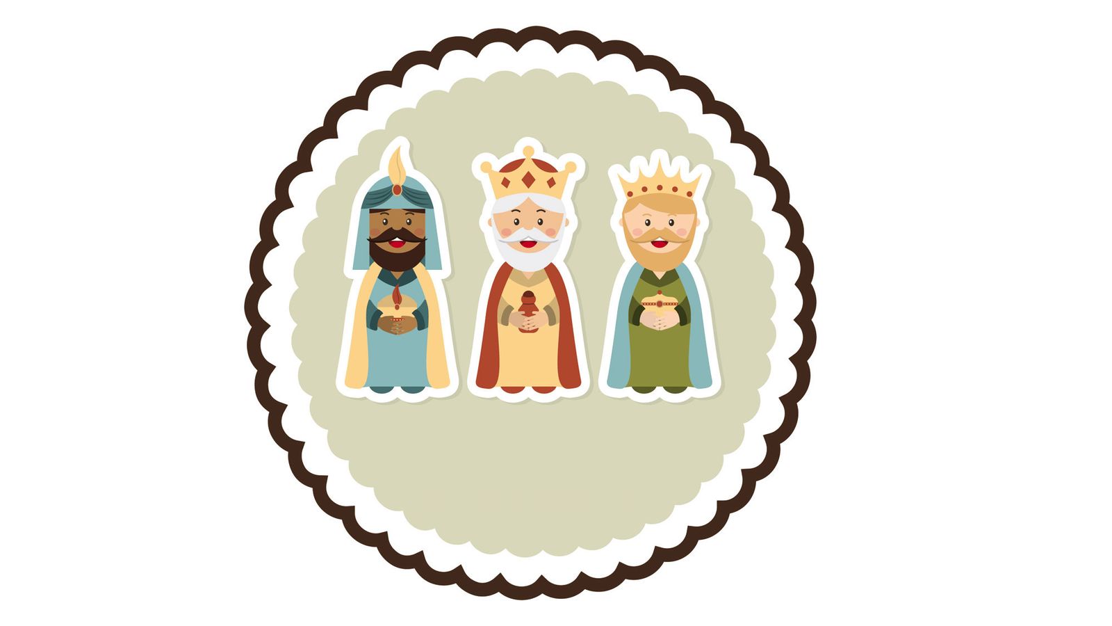 Posavasos Reyes magos 1