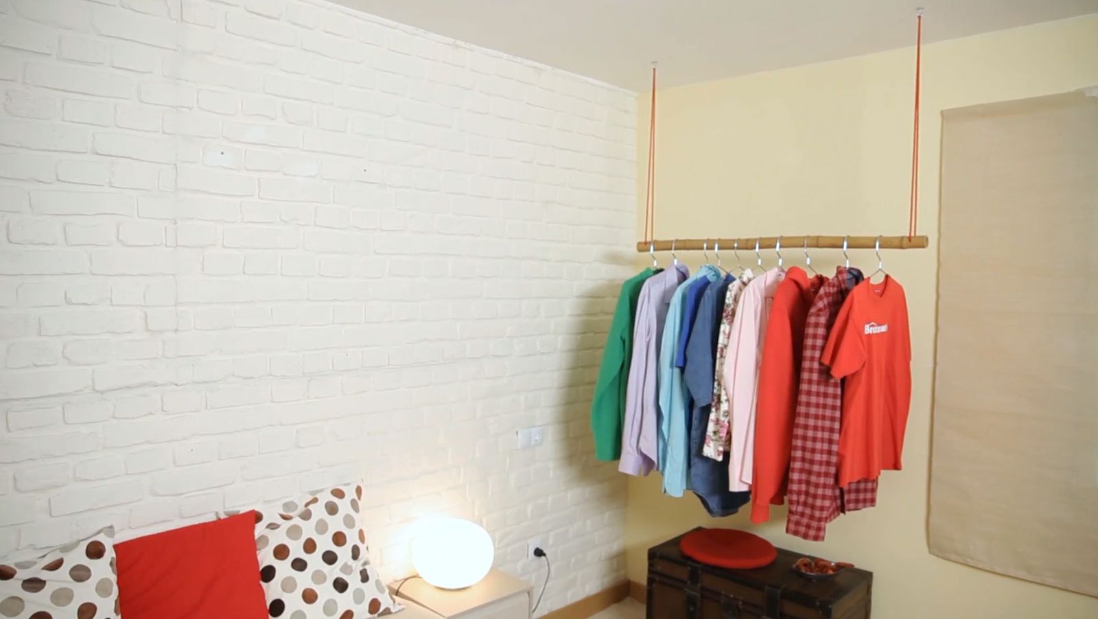 Cómo hacer un perchero con una caña de bambú