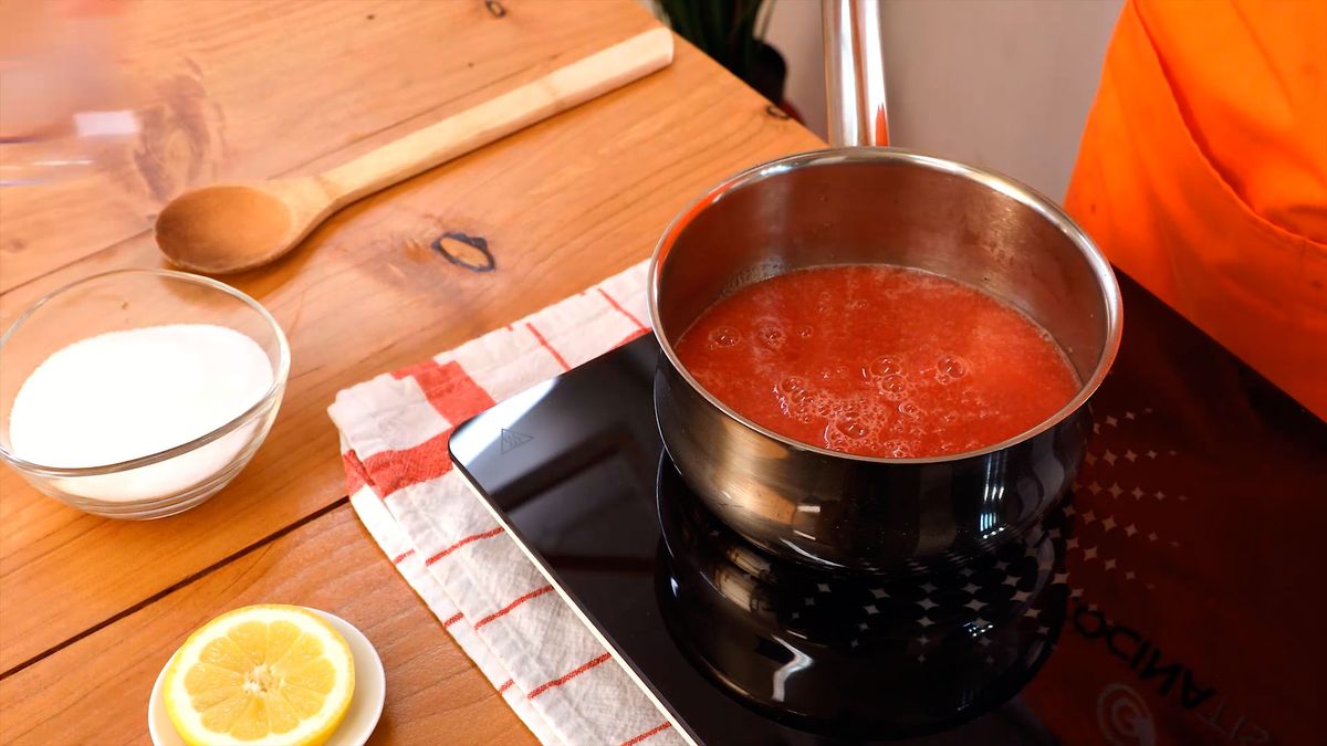 Receta de mermelada de sandía    Paso 3
