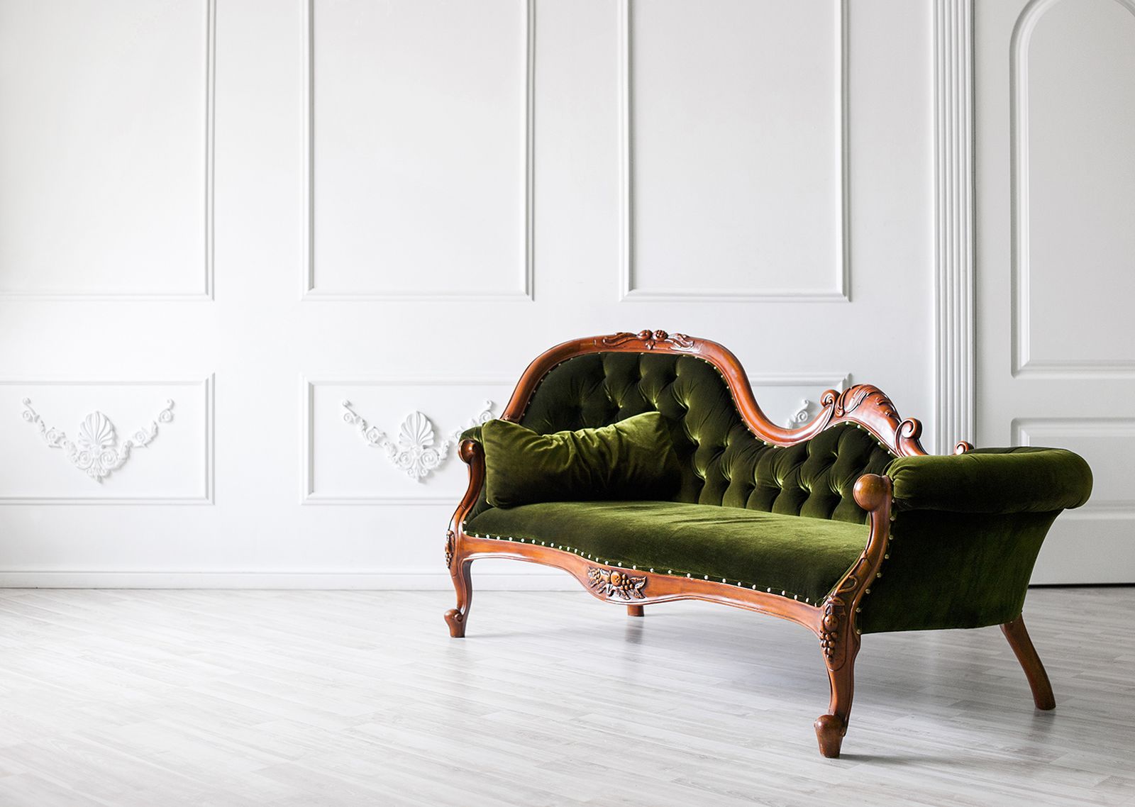 mueble retro terciopelo