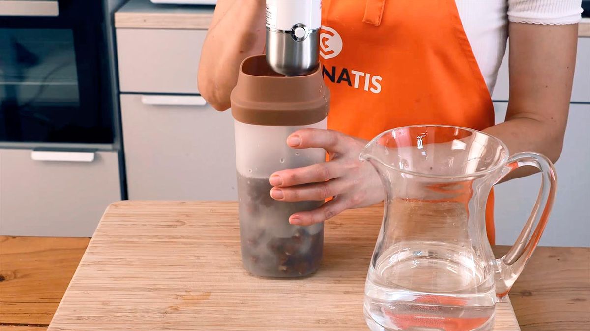 Receta de bebida de avellanas  paso 2