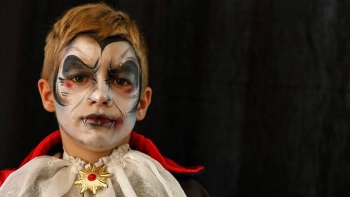 El maquillaje de Drácula está entre los preferidos de los niños