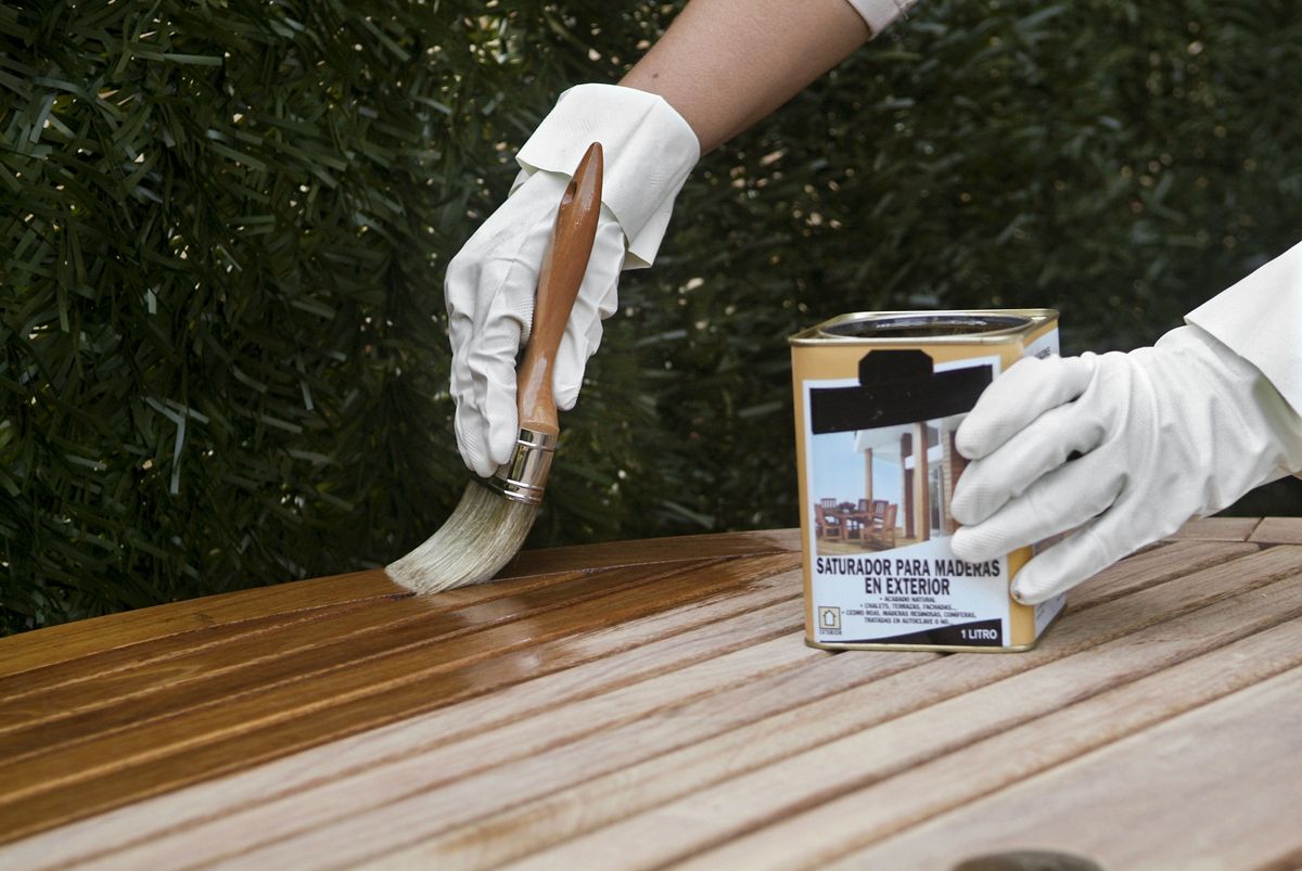 Mantenimiento mesa de jardín paso 3