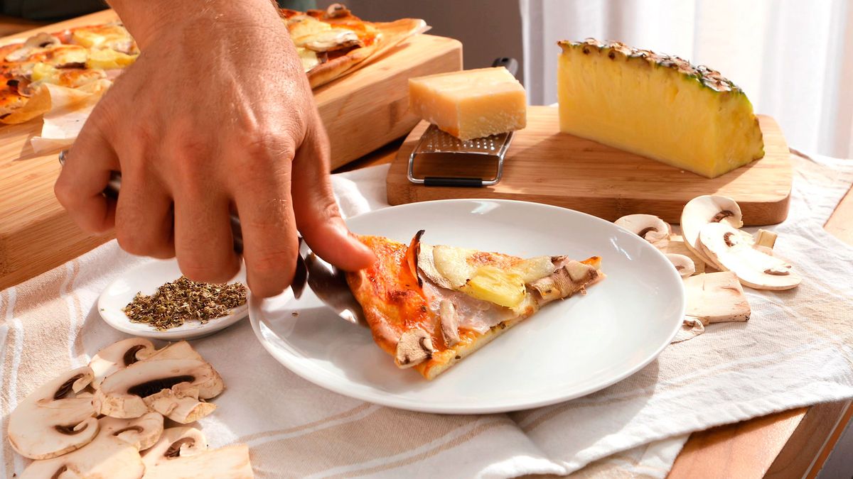 Pizza hawaiana   Paso 5