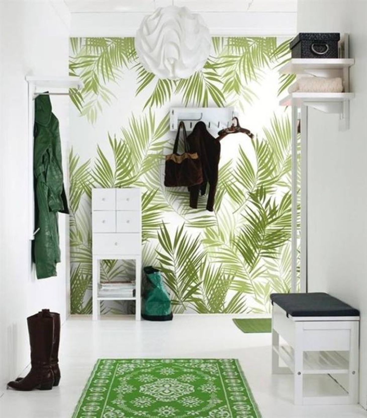 Ideas y tendencias para crear recibidores originales y funcionales 9