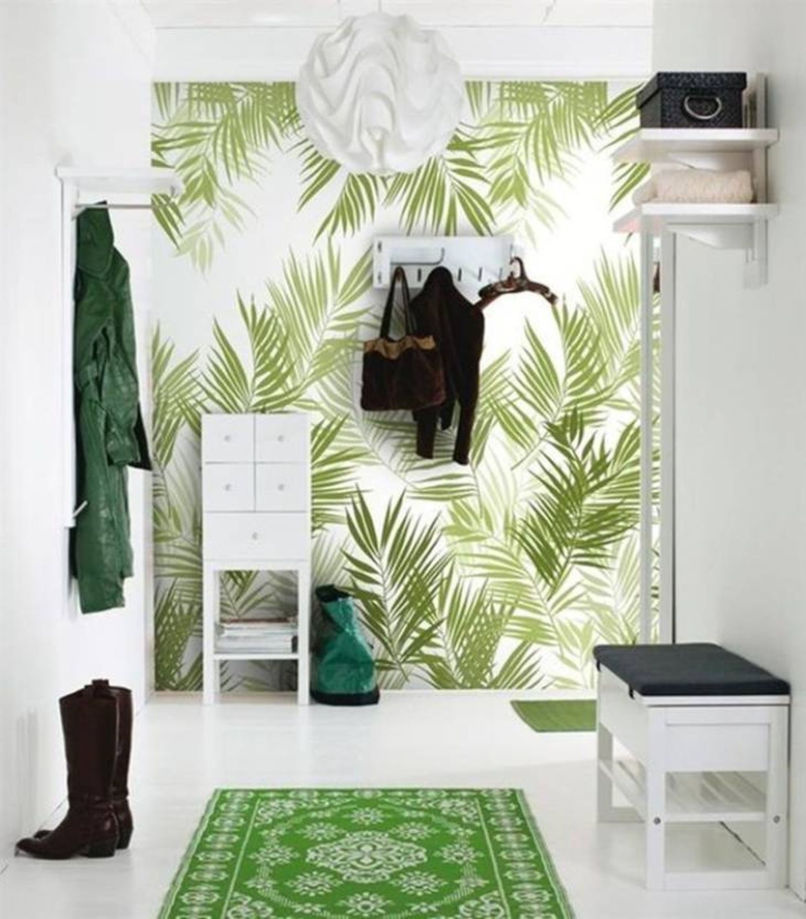 Ideas y tendencias para crear recibidores originales y funcionales 9