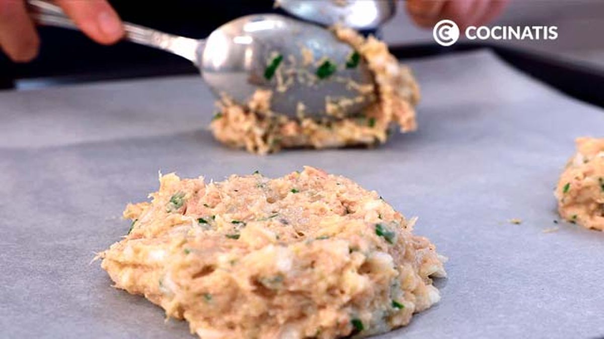 Receta de hamburguesas de atún al horno  paso 3