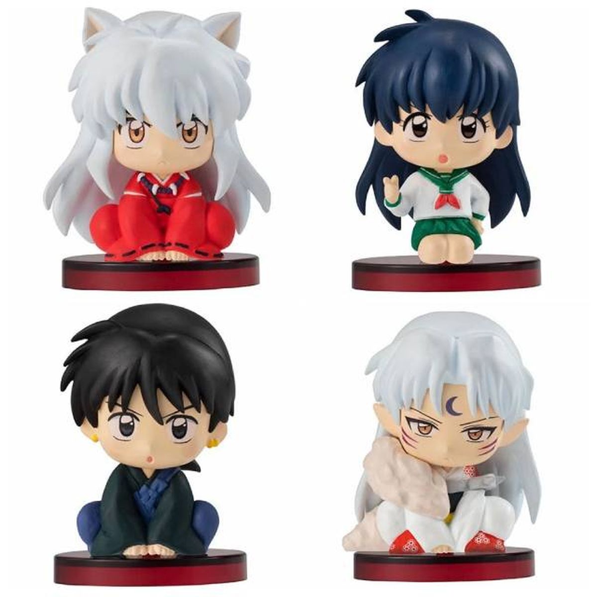 figuras inuyasha chibi