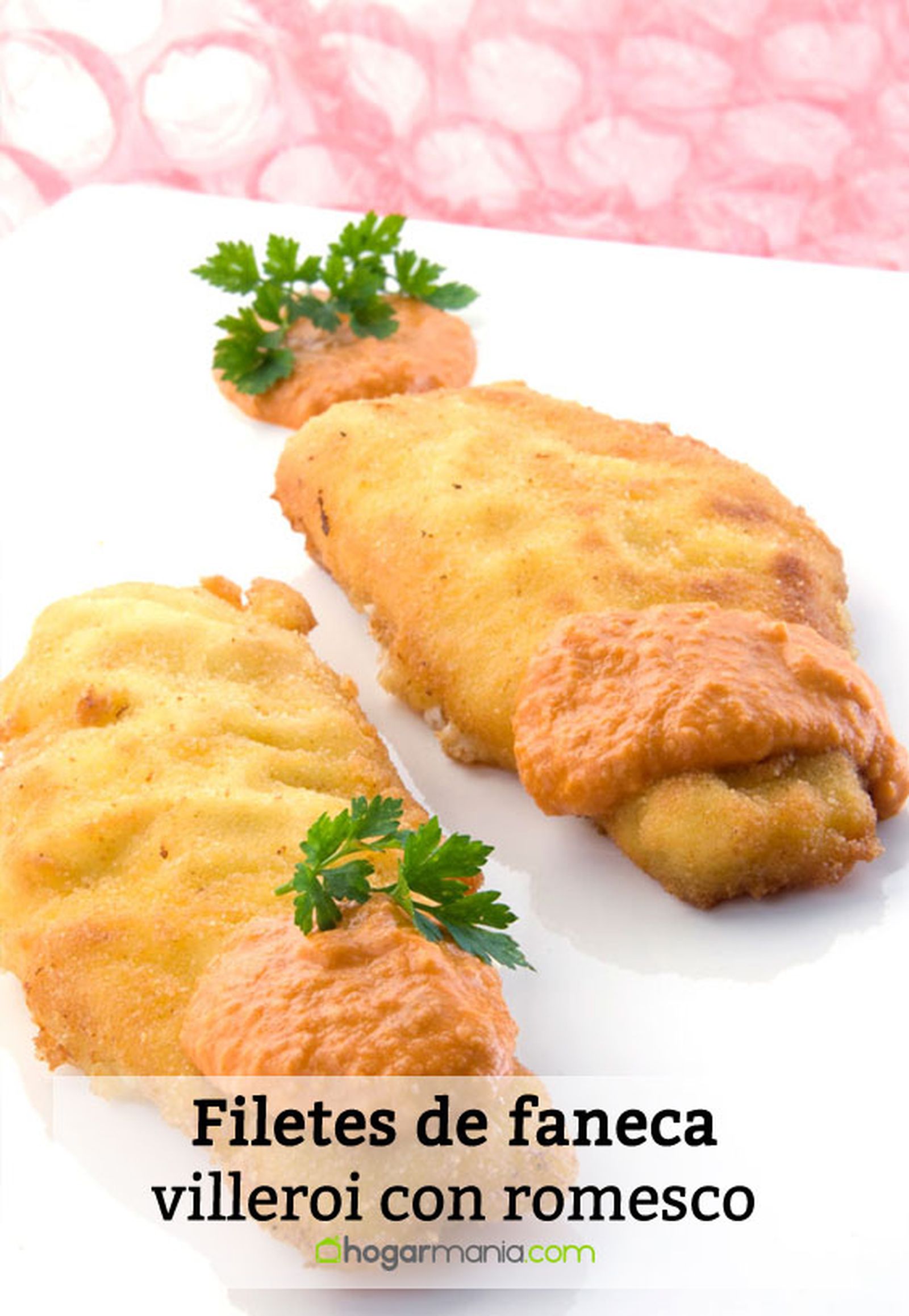 filetes faneca villeroi romesco pin