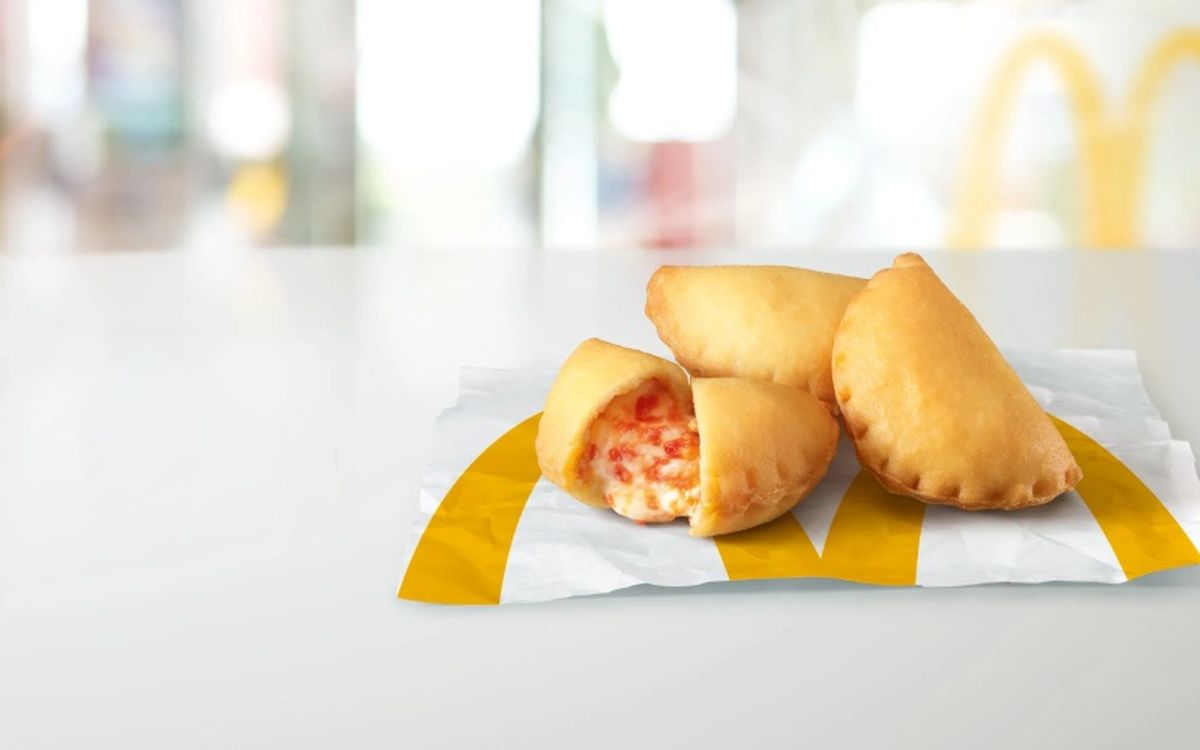 En los McDonald's de Italia puedes encontrar los tradicionales panzerotti