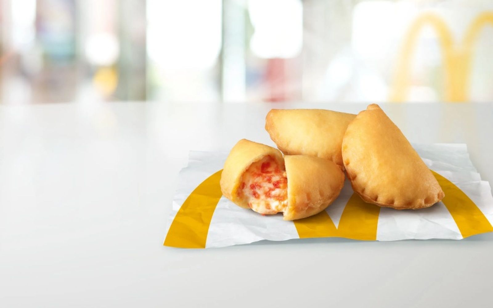 En los McDonald's de Italia puedes encontrar los tradicionales panzerotti