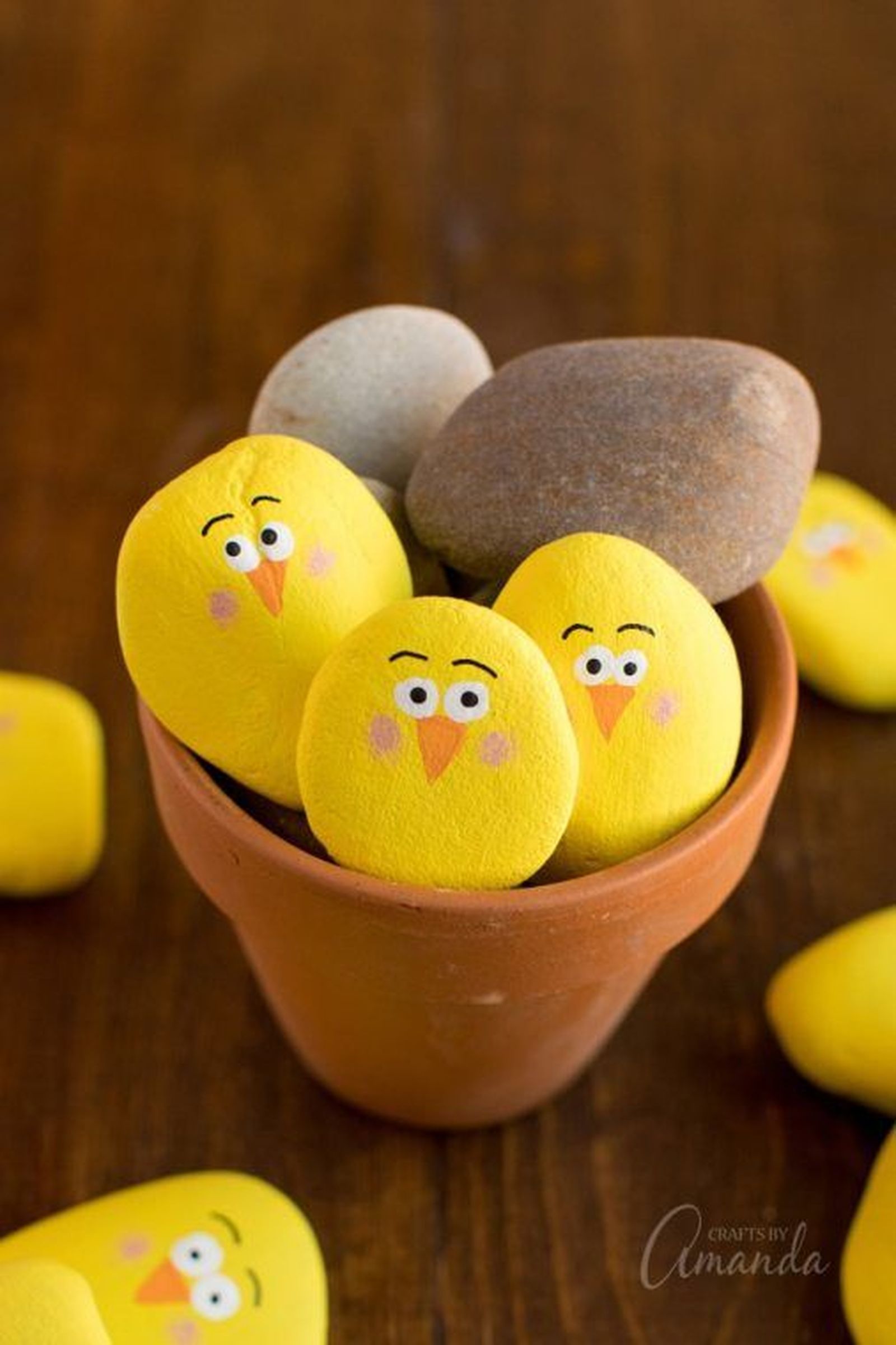 piedras pintadas pollitos pinterest kim & ink