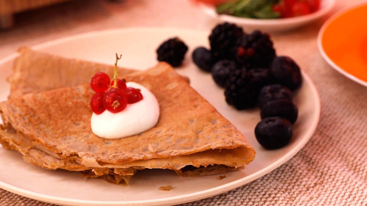 Receta de crepes de calabaza   paso 5