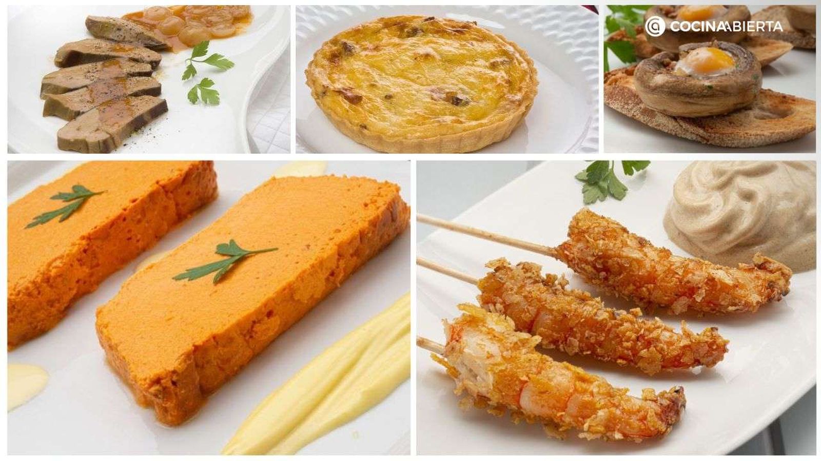 Apunta estos entrantes sencillos y deliciosos para Nochevieja