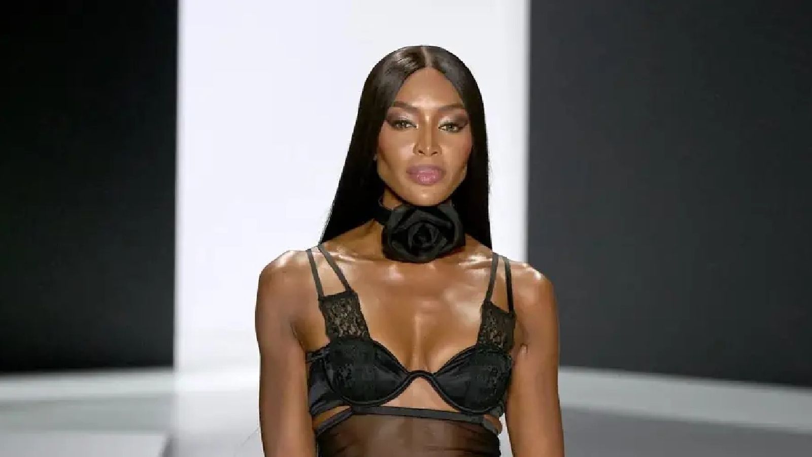 Naomi Campbell en el desfile de Dolce & Gabanna