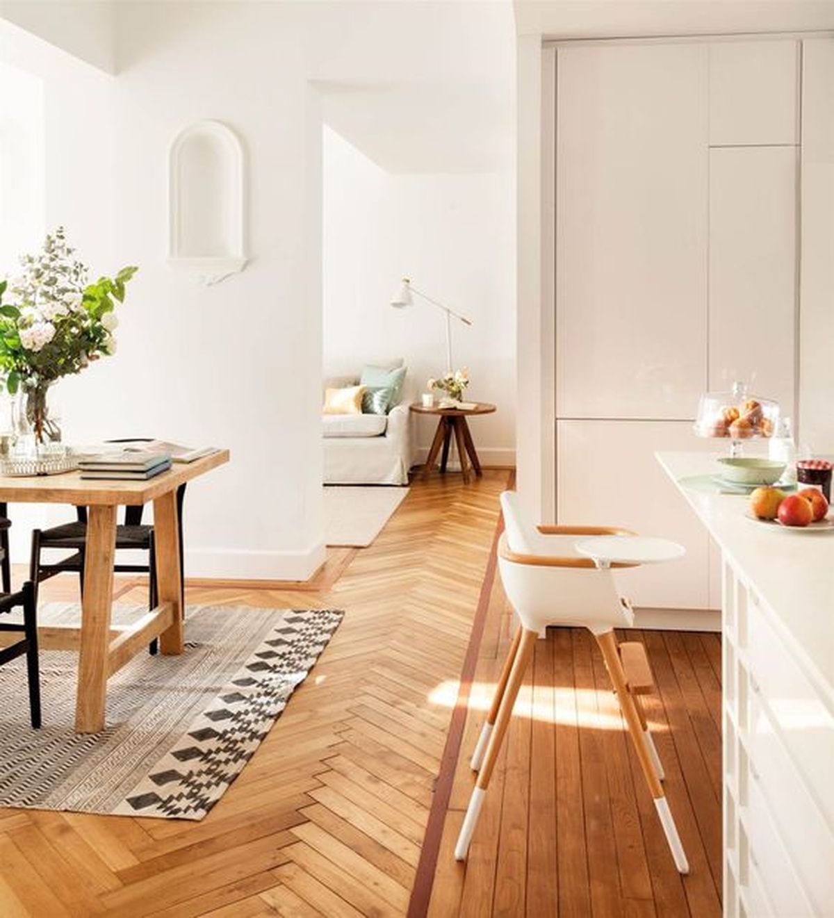 parquet espiga cocina comedor 1