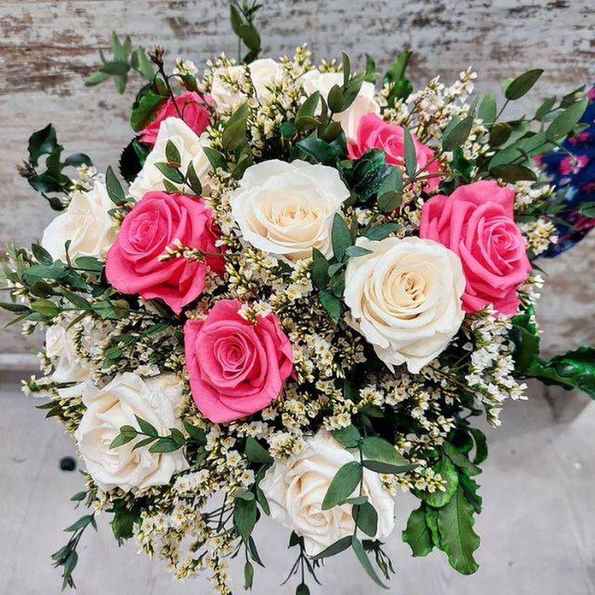 ramo novia preservado rosas