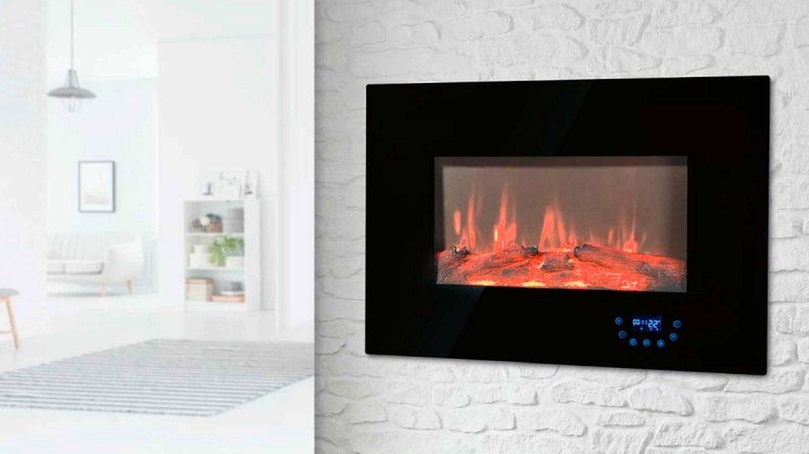Chimenea eléctrica 2000 W de Lidl