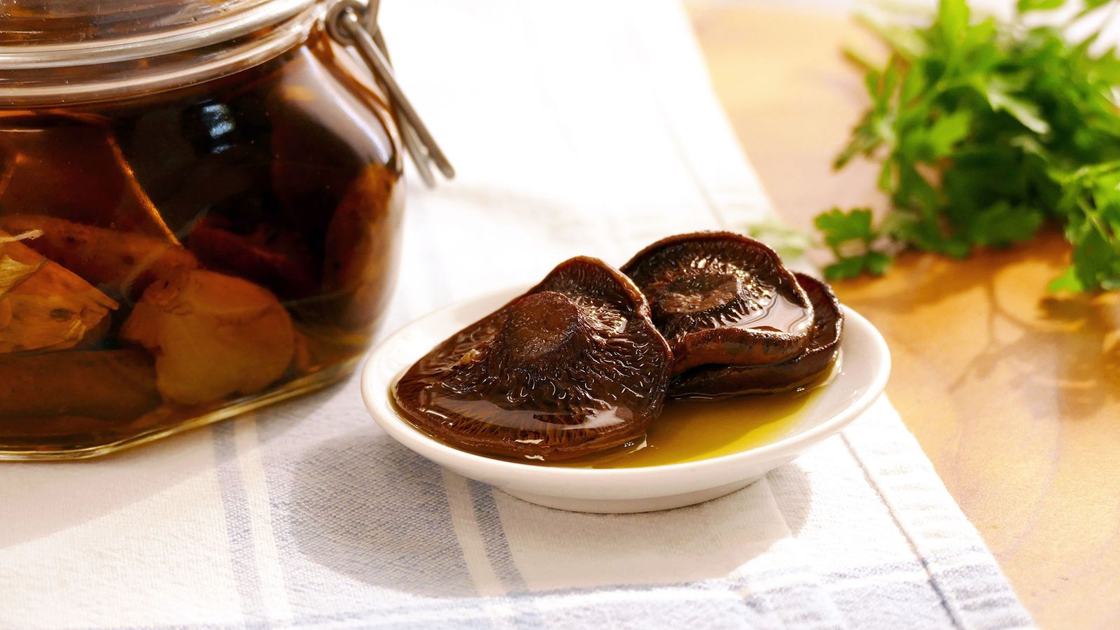 Receta níscalos confitados  principal