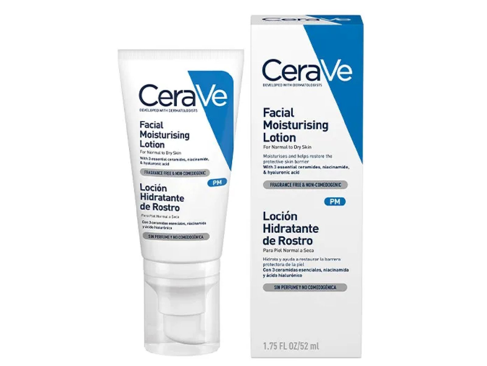 Crema hidratante para el rostro de CeraVe
