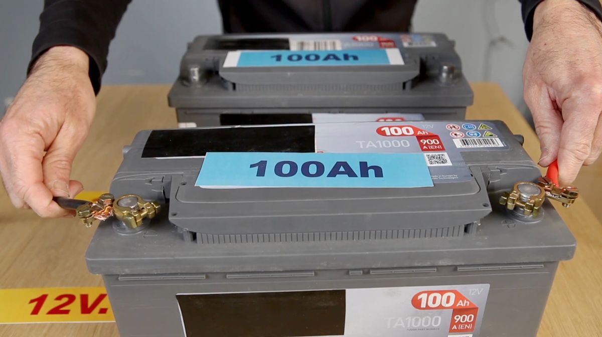 Baterías en paralelo paso 8