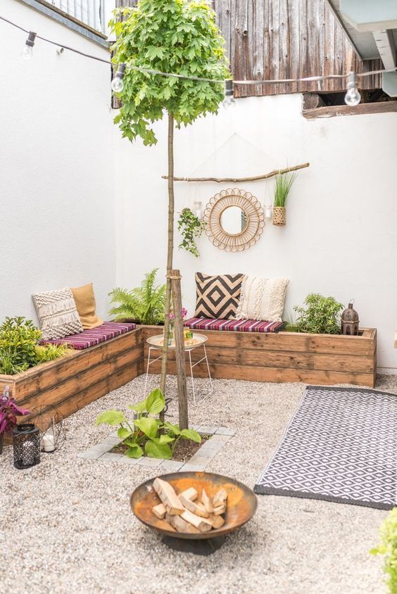 patio interior estilo bohemio 1