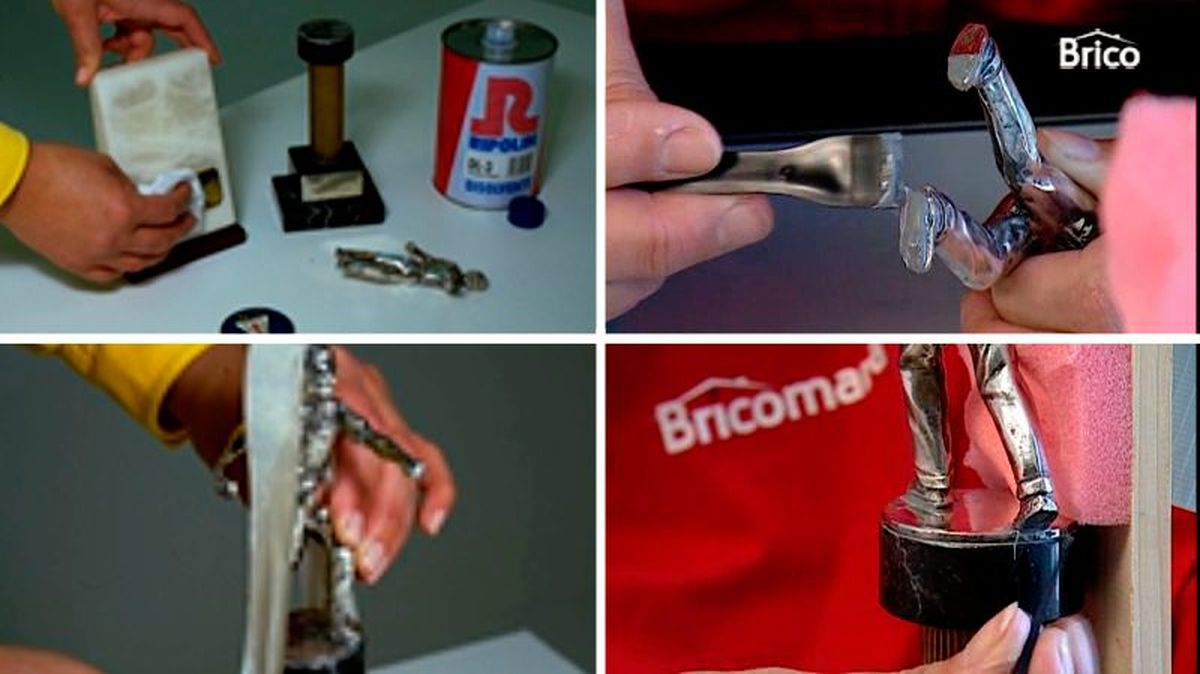 Paso a paso para arreglar un trofeo