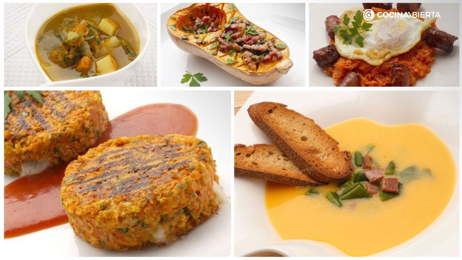 Apunta estas ideas para incorporar la calabaza a tus cenas