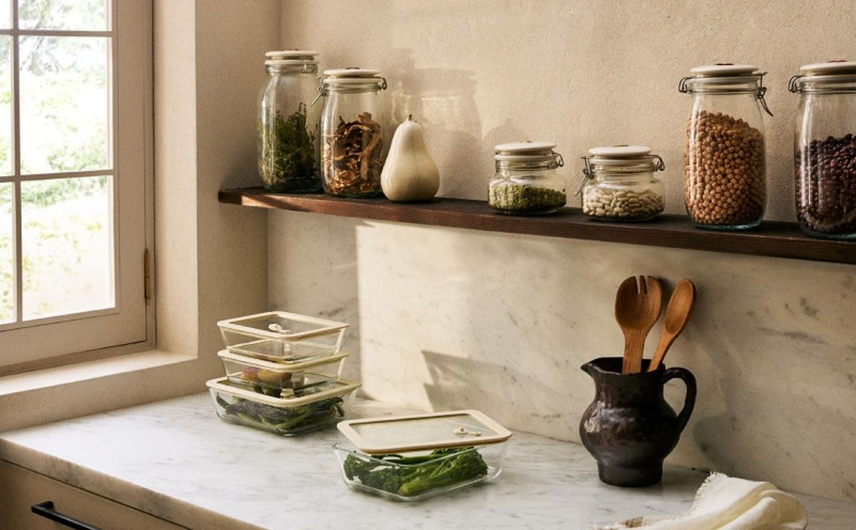 Recipientes de cristal de Zara Home de la nueva colección otoño 2024.