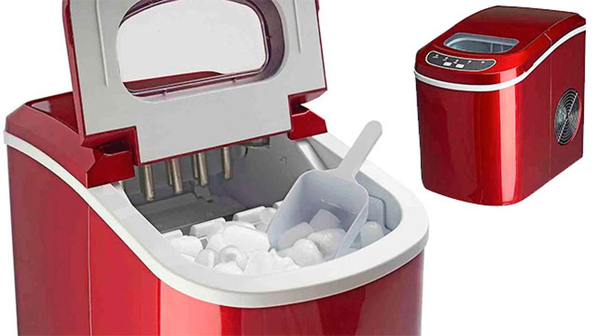 maquina hielo lidl 120W roja editada